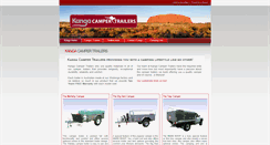 Desktop Screenshot of kangacampertrailers.com.au